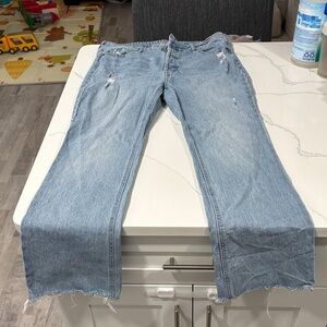 Old Navy Light Blue Straight Leg Women's Jeans